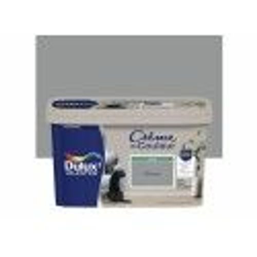 Peinture décoration crème couleur gris titanium satin 2.5l DULUX VALENTINE