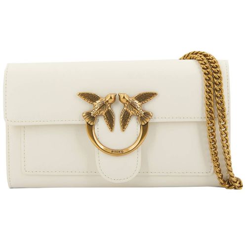 Pinko LOVE ONE WALLET C VITEL Colour Blanc