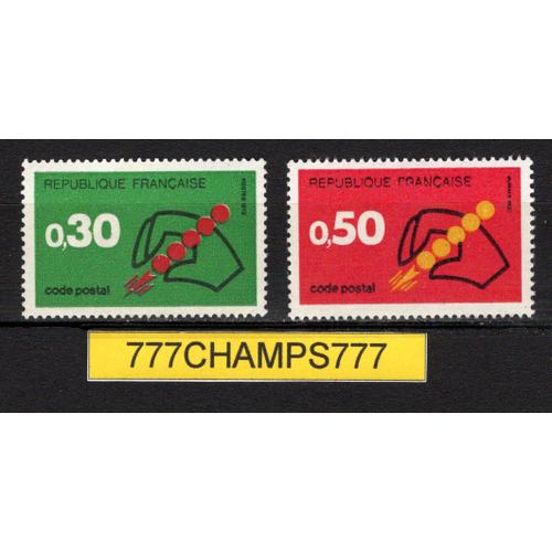 Code Postal. 1972. Y & T 1719 Et 1720