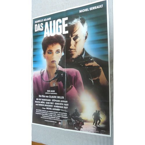 Rare Affiche Allemande Du Film "Mortelle Randonnée" De Claude Miller Avec Isabelle Adjani Et Michel Serrault. Etat Neuf. Jamais Affiché. Format 60 Cm X 80 Cm