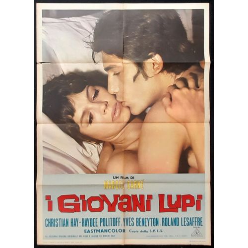Les Jeunes Loups - Film 1968 De Marcel Carné Avec Haydée Politoff , Christian Hay , Roland Lesaffre - Affiche De Cinéma Originale Italienne 140x100 Cm - Italian Movie Poster