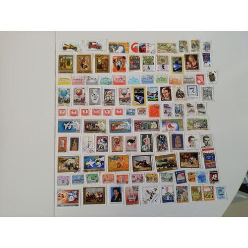 Lot De 100 Timbres De Hongrie