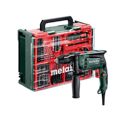 METABO Perceuse à percussion 650W + 78 Accessoires SBE 650 SET - 600742710