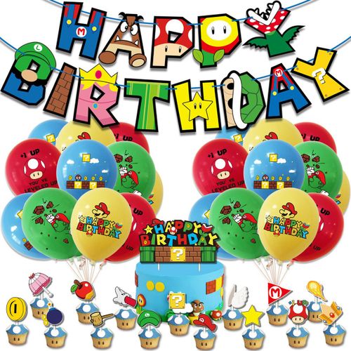 Décoration Anniversaire Super Mario