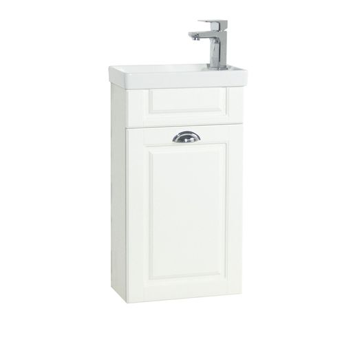 Vcm Vcm, 2 Pcs, Meuble De Salle De Bain, Ensemble, Invités, Wc, Salle De Bain Invités, Lavabo, Petit, Étroit, Style Campagne, Casalo, M