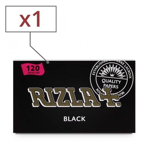 papier à rouler rizla black double x 1