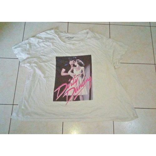 Tshirt Blanc Dirty Dancing Taille 54-56 ..