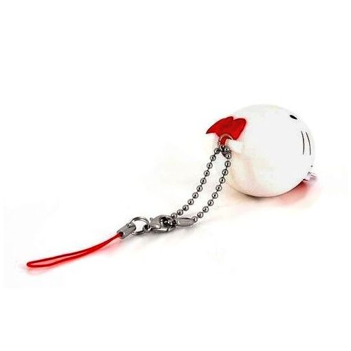 Porte-clés Hello Kitty Sanrio – Tête De Kitty 2,4 Cm, Rouge, Neuf