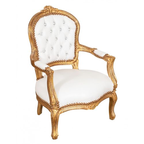 Fauteuil Louis Xvi De Style Français En Hêtre Massif Pour Enfant