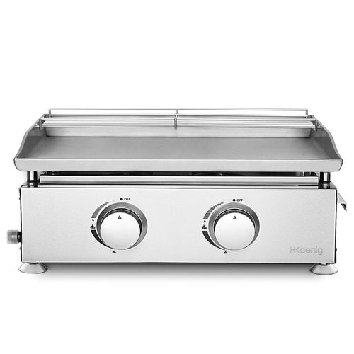H.KOENIG PLX920 - Plancha 2 brûleurs en U