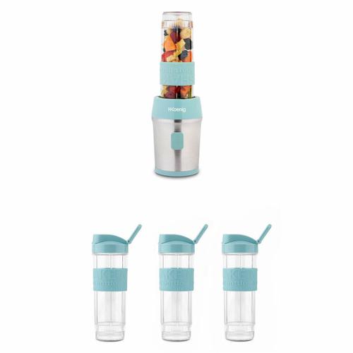 H.KOENIG SMOO16+BTL16 - Blender portable et kit bouteilles