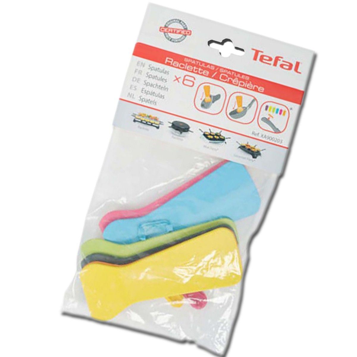 Spatules (x6) thermoplastique Appareil à raclette Tefal