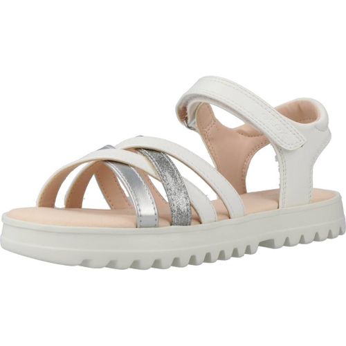 Geox J Sandal Coralie Gir Colour Blanc