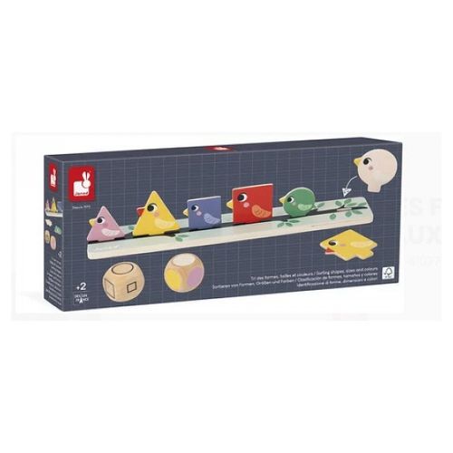Tri De Formes Couleurs Et Tailles - Oiseaux