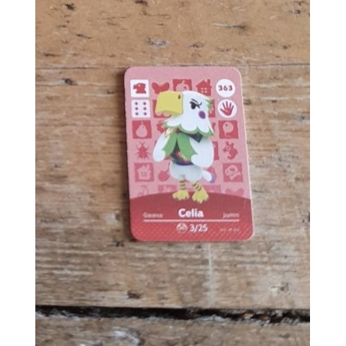 Mini Carte Amiibo Nfc Animal Crossing Celia