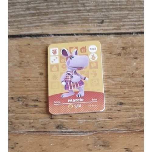 Mini Carte Amiibo Nfc Animal Crossing Marcie