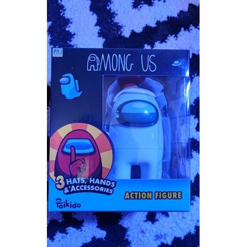 Among Us Action Figure Co-Équipier X1 Et 3 Accessoires Cachés