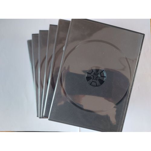Boitiers pour Dvd Noir - pack de 6