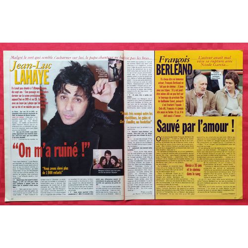 Ici Paris N°3148 - Jean-Luc Lahaye, François Berléand, Alexia Stresi - Coupure De Presse, Clipping De 2005