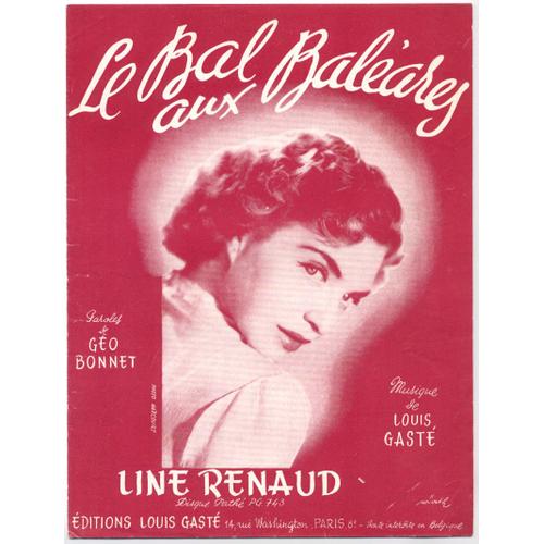 Le Bal Aux Baléares (Géo Bonnet - Louis Gasté) Line Renaud, Miguel Amador (Piano & Chant) 1953