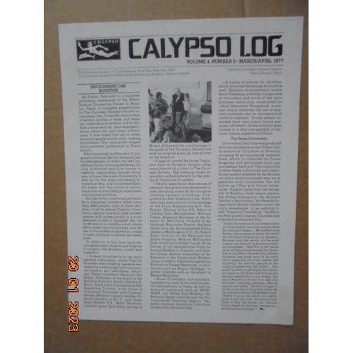 Calypso Log, Volume 4, Number 2 (March - April 1977)