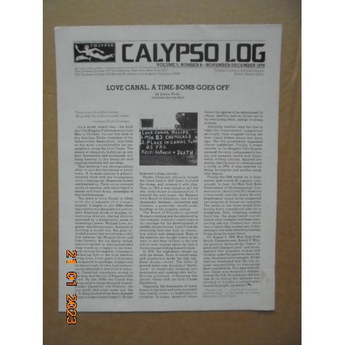 Calypso Log, Volume 5, Number 6 (November - December 1978)