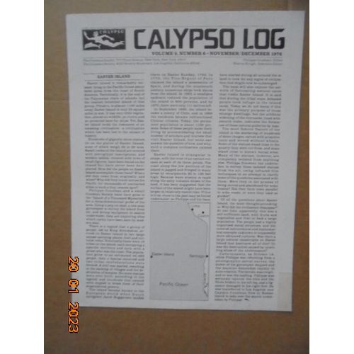 Calypso Log, Volume 3, Number 6 (November - December 1976)