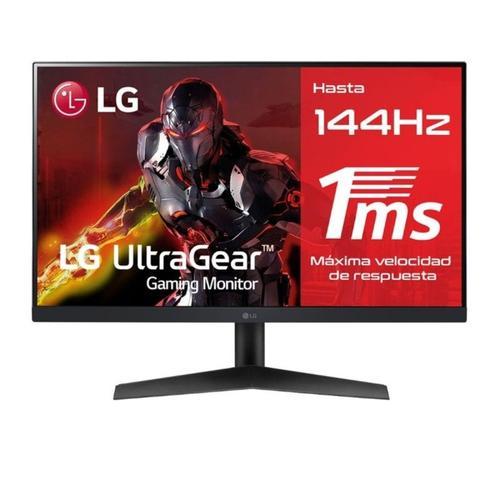 LG UltraGear 24GN60R-B - GN60R Series - écran LED - jeux - 24" (23.8" visualisable) - 1920 x 1080 Full HD (1080p) @ 144 Hz - IPS - 300 cd/m² - 1000:1 - HDR10 - 1 ms - HDMI, DisplayPort - noir