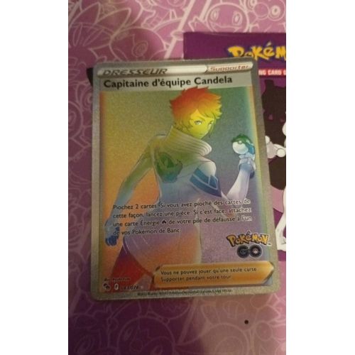 Capitaine D Équipe Candela Swsh228 Dresseur Full Art - Ultraboost X Epée Et Bouclier 10 5 Pokémon Go - Coffret De 10 Cartes Pokémon Françaises