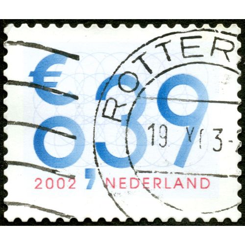 Timbre Oblitéré Nederland, 2002, E 0.39