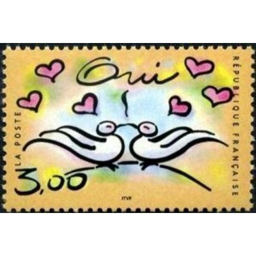 Timbre France 1999 Oblitéré Timbre Pour Mariage - Oui - 3.00 Yt3229