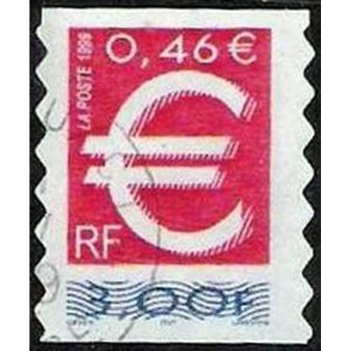 Timbre France 1999 Oblitéré Le Timbre Euro 3.00 Yt3215