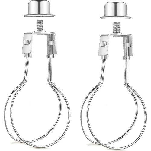 Kit Adaptateur De Support De Harpe D¿Abat-Jour 2 Pack (Argent)