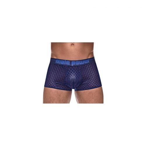 Boxer Sexy Boxer Diamond Mesh Bleu Male Power