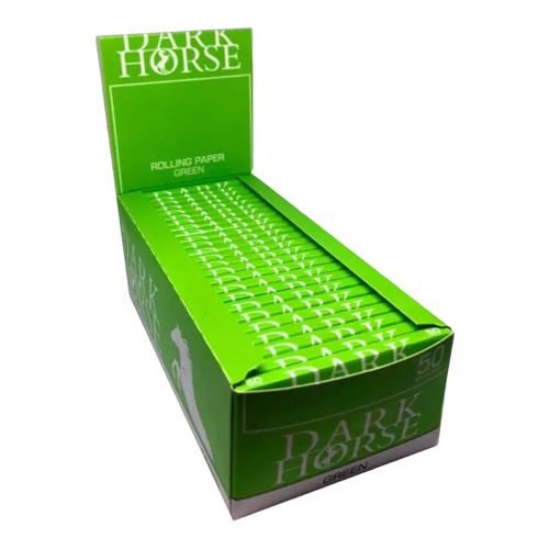 Pack De 50 Paquets De 50 Feuilles De Cigarettes Pour Tabac À Rouler - Dark Horse Green