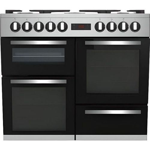 Cuisiniere Piano de cuisson électrique BEKO - 6 gaz + 1 wok - 100 cm - PF335325DX - Inox