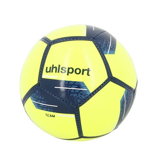 Mini Ballon Uhlsport Team Mini Jaune Fluo/Bleu Marine/Bl Jaune Fluorescent