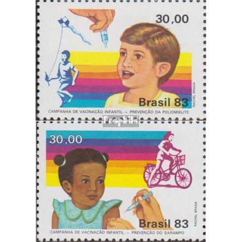 Brésil 1977-1978 (Complète.Edition.) Neuf Avec Gomme Originale 1983 Vaccination Pour Enfants