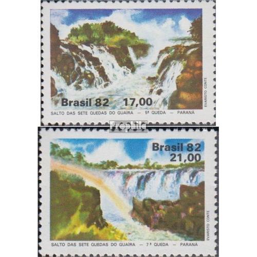 Brésil 1895-1896 (Complète.Edition.) Neuf Avec Gomme Originale 1982 7 Chutes D\'eau De Guaira