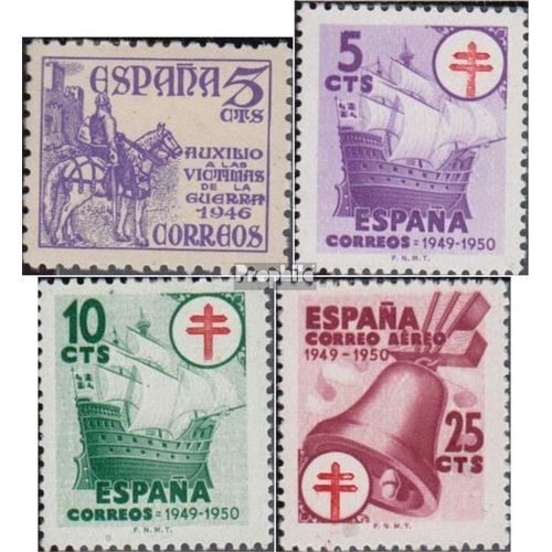 Espagne Zc48a,Zc49-Zc51 (Complète Edition) Neuf Avec Gomme Originale 1949 Supplément Obligatoire