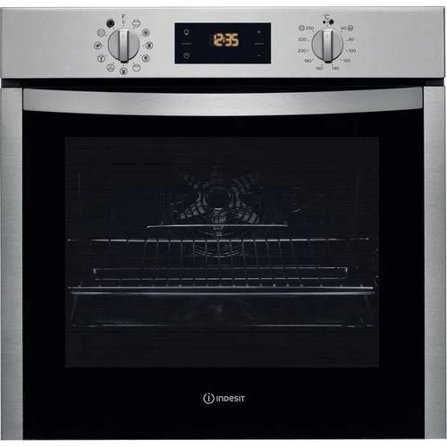 Indesit IFW 5844 P IX - Four - intégrable - niche - largeur : 56 cm - profondeur : 56 cm - hauteur : 60 cm - avec système auto-nettoyant - classe A+ - acier inoxydable