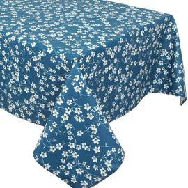 Nappe carrée 160x160 bleue en coton Maisons du monde