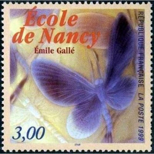 Timbre France 1999 Oblitéré École De Nancy - Emile Gallé 3.00 Yt3246
