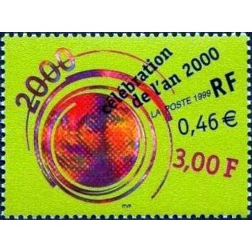 Timbre France 1999 Oblitéré Célébration De L'an 2000 3.00 Yt3259