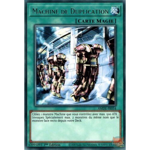 Yu Gi Oh Amde Fr054 Machine De Duplication Rare