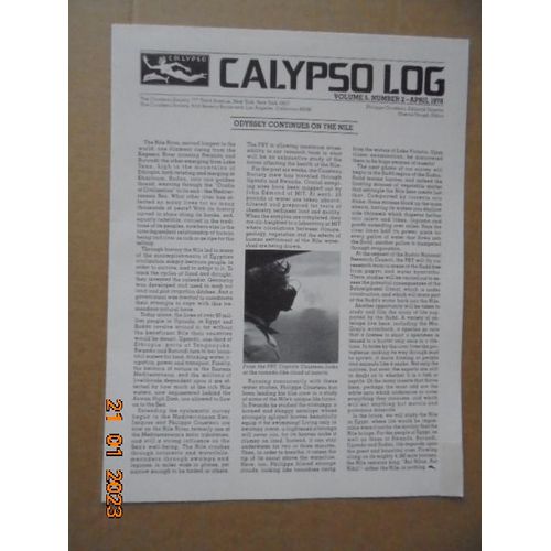 Calypso Log, Volume 5, Number 2 (April 1978)