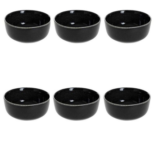 Lot De 6 Coupelles "Terre Inconnue" 15cm Noir