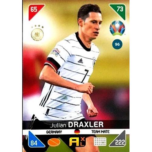 96 Julian Draxler - Germany - Panini Euro 2020 Kick Off Adrenalyn Xl