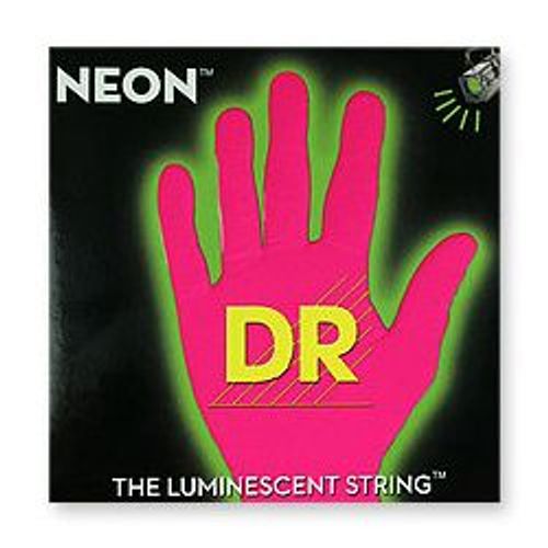 Dr Nge946 Neon Lite-Heavy Vert - Jeu De Cordes Guitare Électrique 09-46