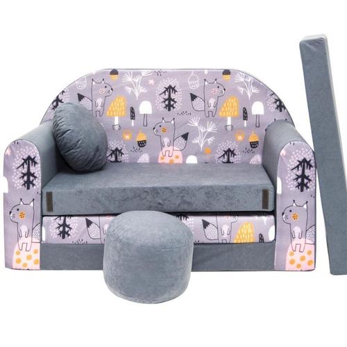 Canapé enfant pliable avec fonction lit MAXX by Lux4Kids